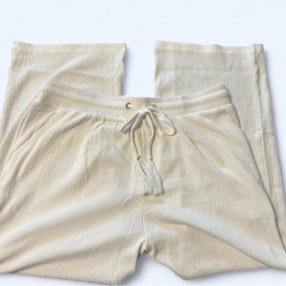 Belle by Kim Gravel White Lounge Pants